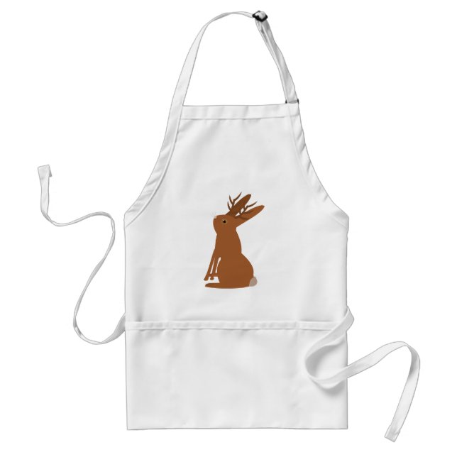 Halloween Jackalope Trick oder Treat Schürze (Vorne)