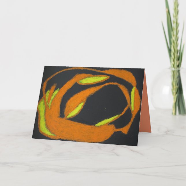 Halloween-Jack'Lantern-Karten Karte (Vorderseite)