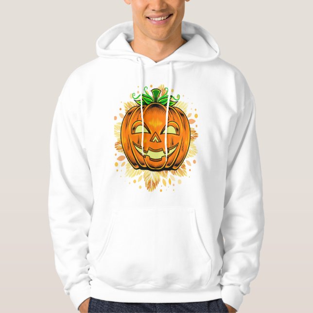 Halloween Jackolantern Spooky Hoodie (Vorderseite)