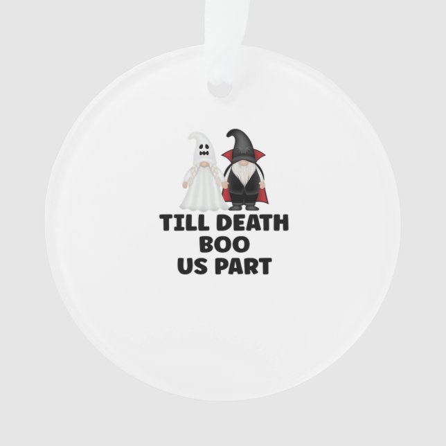 Halloween-Jahrestag - Bis zum Tode Ornament (Vorderseite)