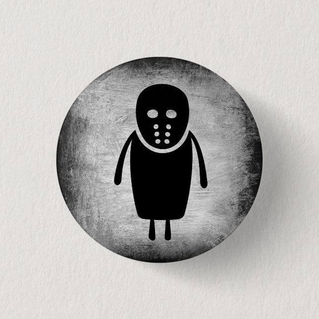 Halloween "Jason" Button (Vorderseite)
