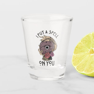 Halloween "Je vous ai mis un sort" drôle de verre 