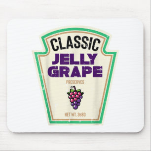 Halloween Jelly Grape Funny Food Group Kostüme Män Mousepad