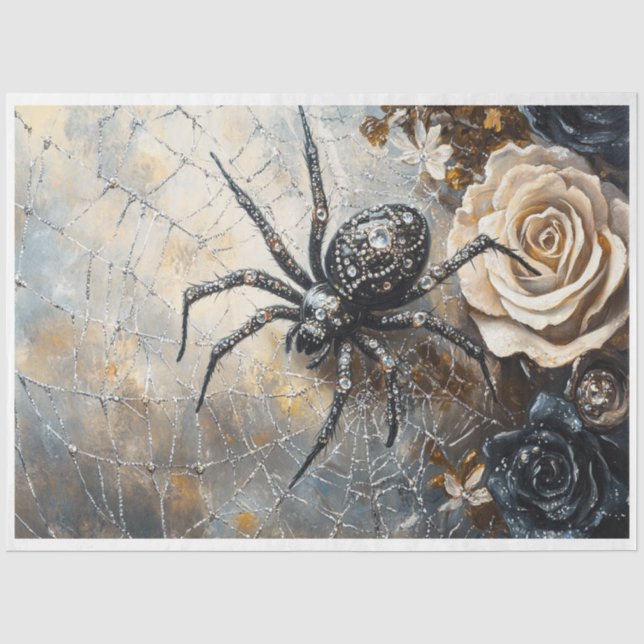 Halloween Jewele Spider Seidenpapier (Vorderseite)