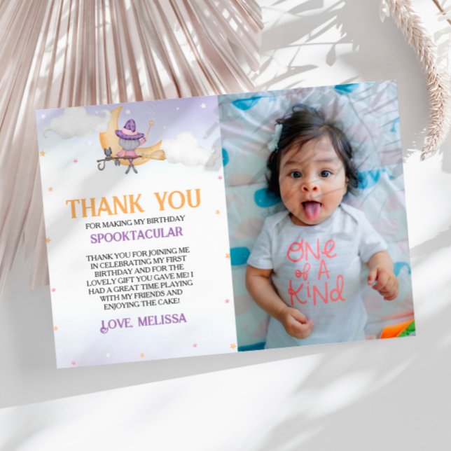 Halloween jolie sorcière fête d'anniversaire Carte (Créateur téléchargé)