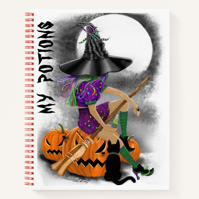 Halloween Journal/Sketchbook/Planer-Notebook Notizbuch (Vorderseite)