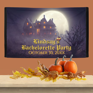 Halloween-Junggesellinnen-Abschiedsparty Banner
