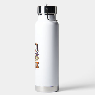 Halloween-Kaffee Gruselig Bis Kaffee Vintage-Shirt Trinkflasche