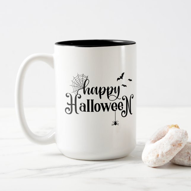 Halloween Kaffeetasse (Mit Donut)