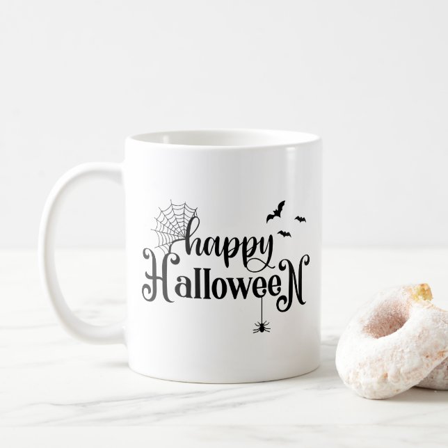 Halloween-Kaffeetasse Kaffeetasse (Mit Donut)
