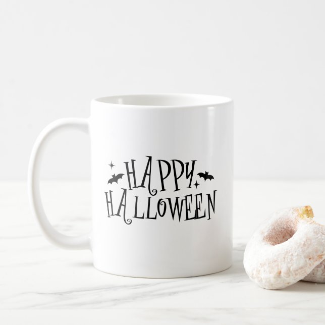 Halloween-Kaffeetasse Kaffeetasse (Mit Donut)