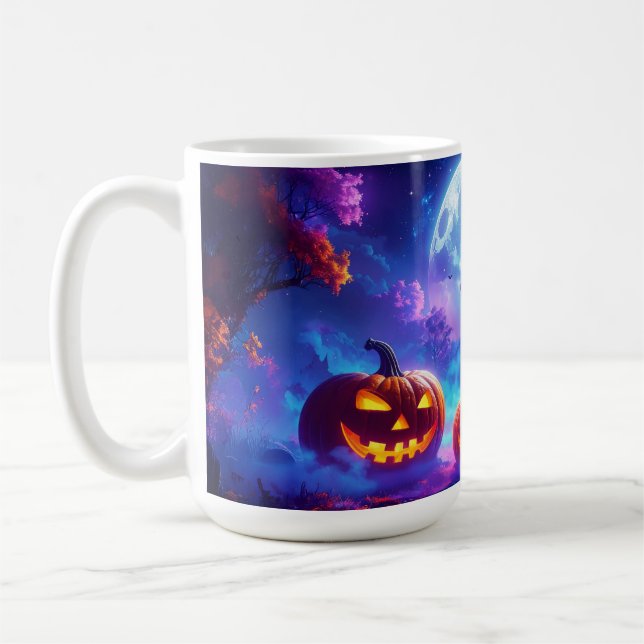 Halloween-Kaffeetasse, Kakao- oder Teetasse (Links)