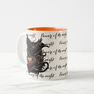 Halloween-Kaffeetasse Zweifarbige Tasse
