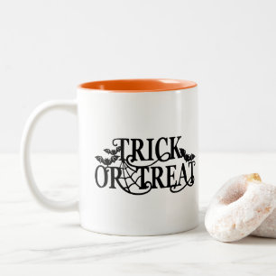 Halloween-Kaffeetasse Zweifarbige Tasse