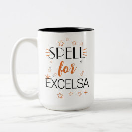 Halloween-Kaffeezauber Excelsa Dark Roast Zweifarbige Tasse
