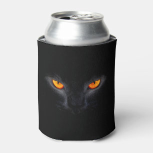 Halloween kann coolere/schwarze Katze mit orange Dosenkühler