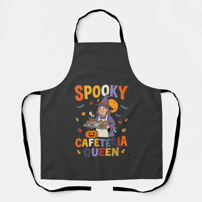 Halloween Kantinenkönigin Schürze (Vorderseite)