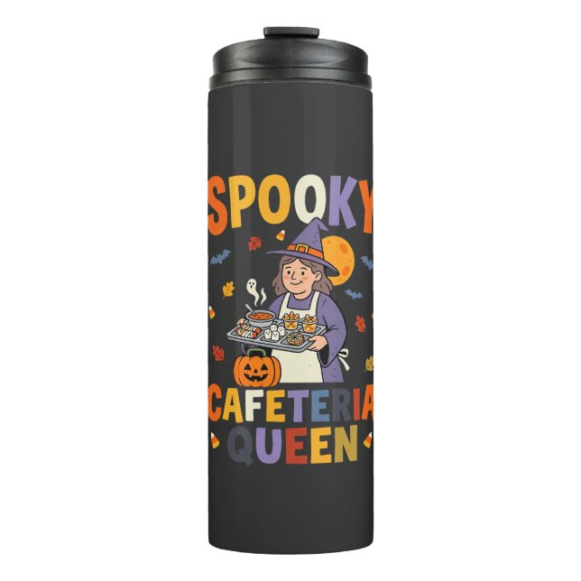 Halloween Kantinenkönigin Thermosbecher (Vorderseite)