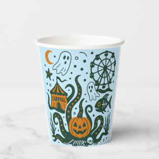 Halloween-Karneval unter dem Ozean Pappbecher