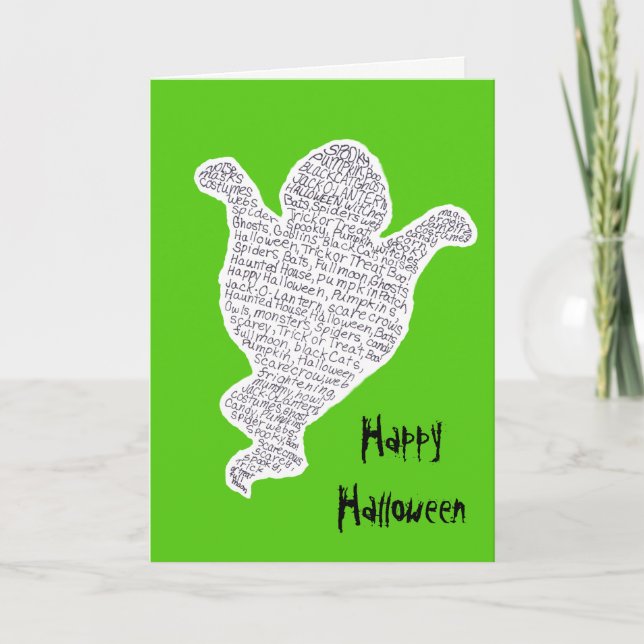 Halloween Karte (Vorderseite)