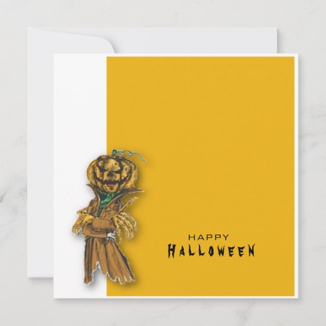 Halloween-Karte (Vorderseite)