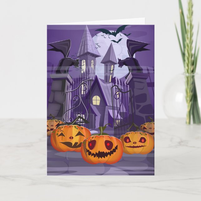 Halloween-Karte Karte (Vorderseite)