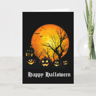 Halloween-Karte Karte