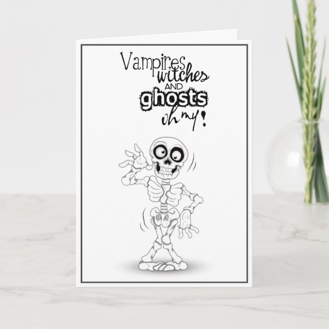 Halloween-Karte Karte (Vorderseite)