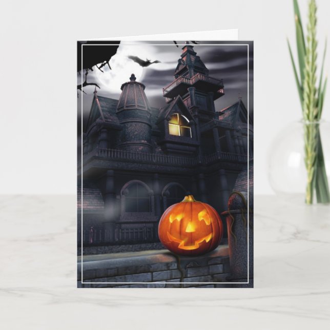 Halloween-Karte Karte (Vorderseite)