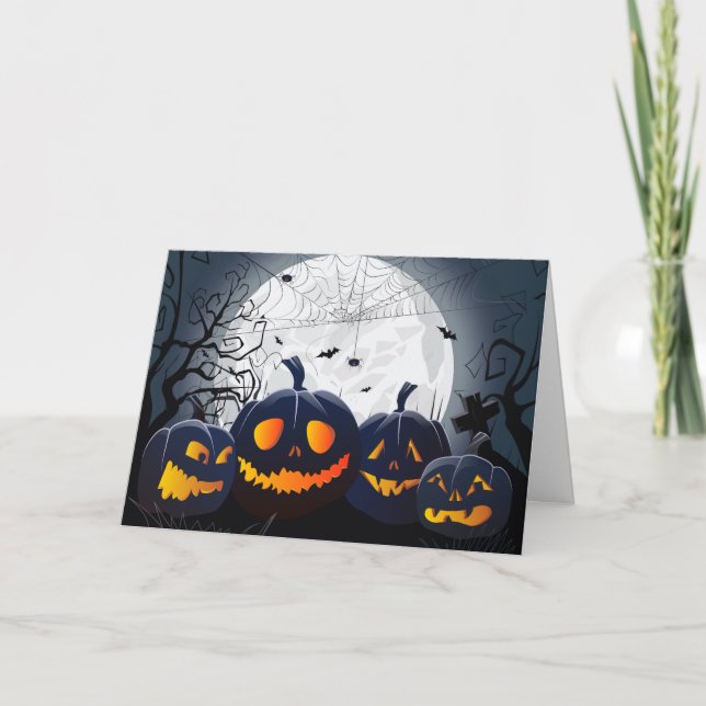Halloween-Karte Karte (Vorderseite)