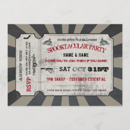 Halloween-Karten-Party Spooktacular laden Einladung
