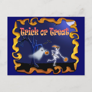 Halloween-Karten und Postkarten! Postkarte