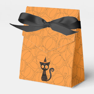 Halloween/Katz/Kürbis/Herbst Geschenkschachtel
