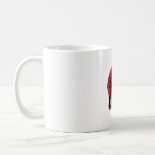 Halloween-Kätzchen Spukhaus Katze Grafik_1 Kaffeetasse