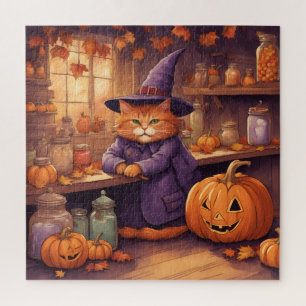 Halloween-Katze #1 Puzzle