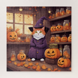 Halloween-Katze #2 Puzzle
