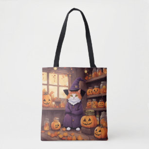 Halloween-Katze #2 Tragetasche Tasche