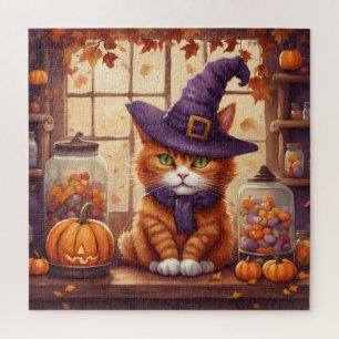 Halloween-Katze #4 Puzzle