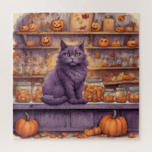 Halloween-Katze #5 Puzzle