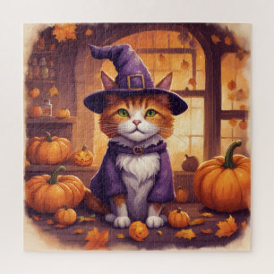 Halloween-Katze #8 Puzzle