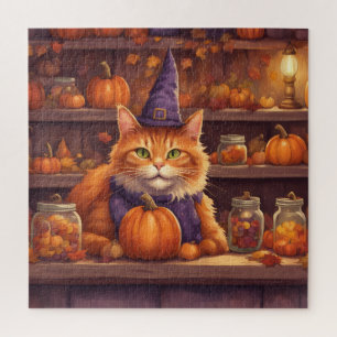 Halloween-Katze #9 Puzzle