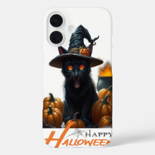 Halloween-Katze  iPhone 16 Hülle