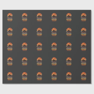 Halloween-Katze Mondlicht-Magie Geschenkpapier