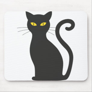 Halloween-Katze Mousepad