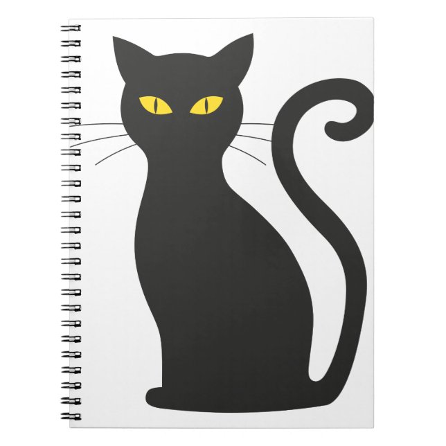Halloween-Katze Notizblock (Vorderseite)