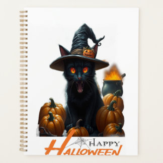 Halloween-Katze Planer