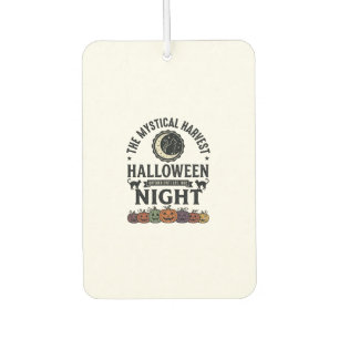 Halloween-Katze Schwarze Katzen Kürbisse Vintage L Autolufterfrischer