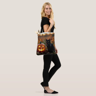 Halloween. Katze Tasche
