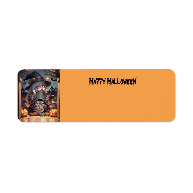 Halloween-Katze und Trick oder Heilkind (Vorne)