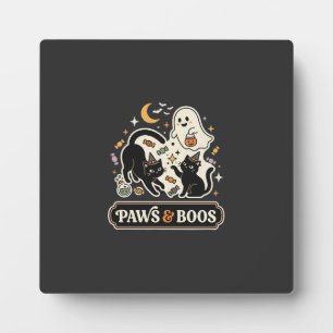 Halloween Katzen Geist Magie Fotoplatte